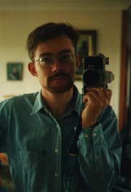 A self-portrait, camera into mirror, circa 1997