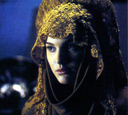 Senator Amidala travelling on the Naboo-bound Coruscant freighter