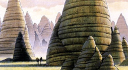 Alderaan concept art by Ralph McQuarrie.