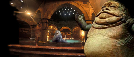 Artwork by Nat : Hutt bathhouse, concept 1.