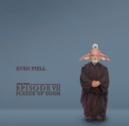 Even Piell, lannikian master Jedi and one-time High Councillor. Promotional artwork by Scott.