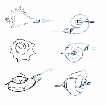 Hutt battleship sketches, by Scott