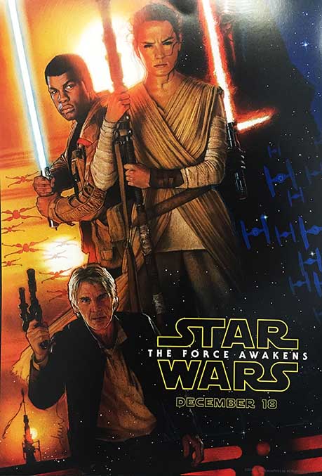 Drew Struzan poster for The Force Awakens