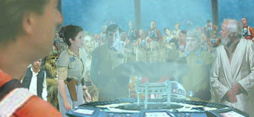 In this image illustrated by Nat, Leia requests that her 'Devil Group' lead the strike against the Imperial Gas Factory.