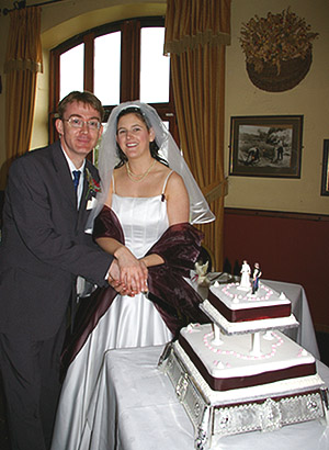 Cutting the cake