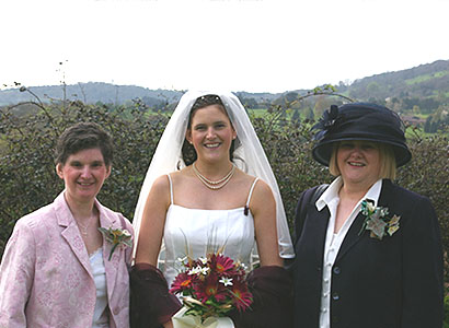 Jo with her sisters Denise and Susan
