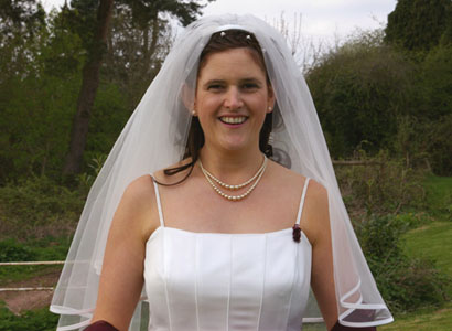 The bubbly bride, Joanne